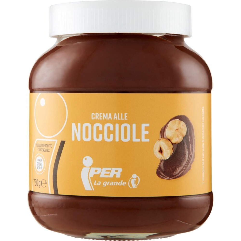 Crema alle nocciole 750 g Iper in offerta da Iper La grande i