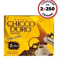 Caffè macinato 100% arabica Tradition Chicco d'Oro 500 g in offerta da Bennet