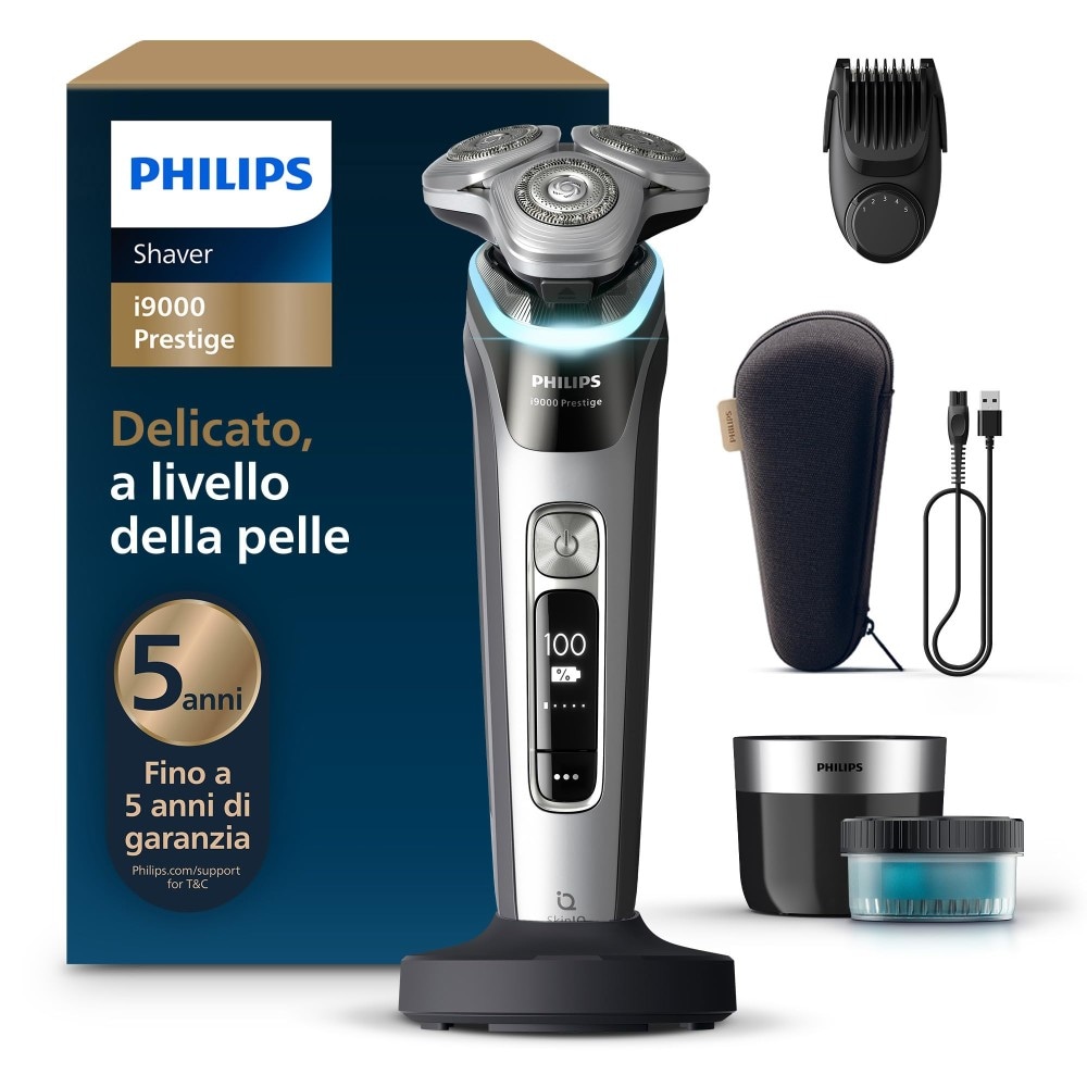 Rasoio Wet & Dry i9000 Prestige Philips - Offerta nel negozio Unieuro