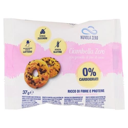 Ciambella Zero con granella di fave di cacao, 37 g – MD