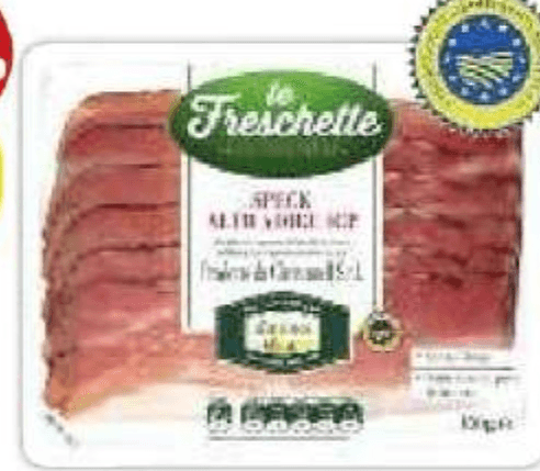 Speck Alto Adige IGP, 100 g Fresche Fette – Eurospin