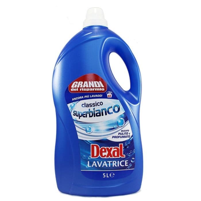 Detersivo lavatrice Dexal Classico Superbianco, 5 L – Eurospin