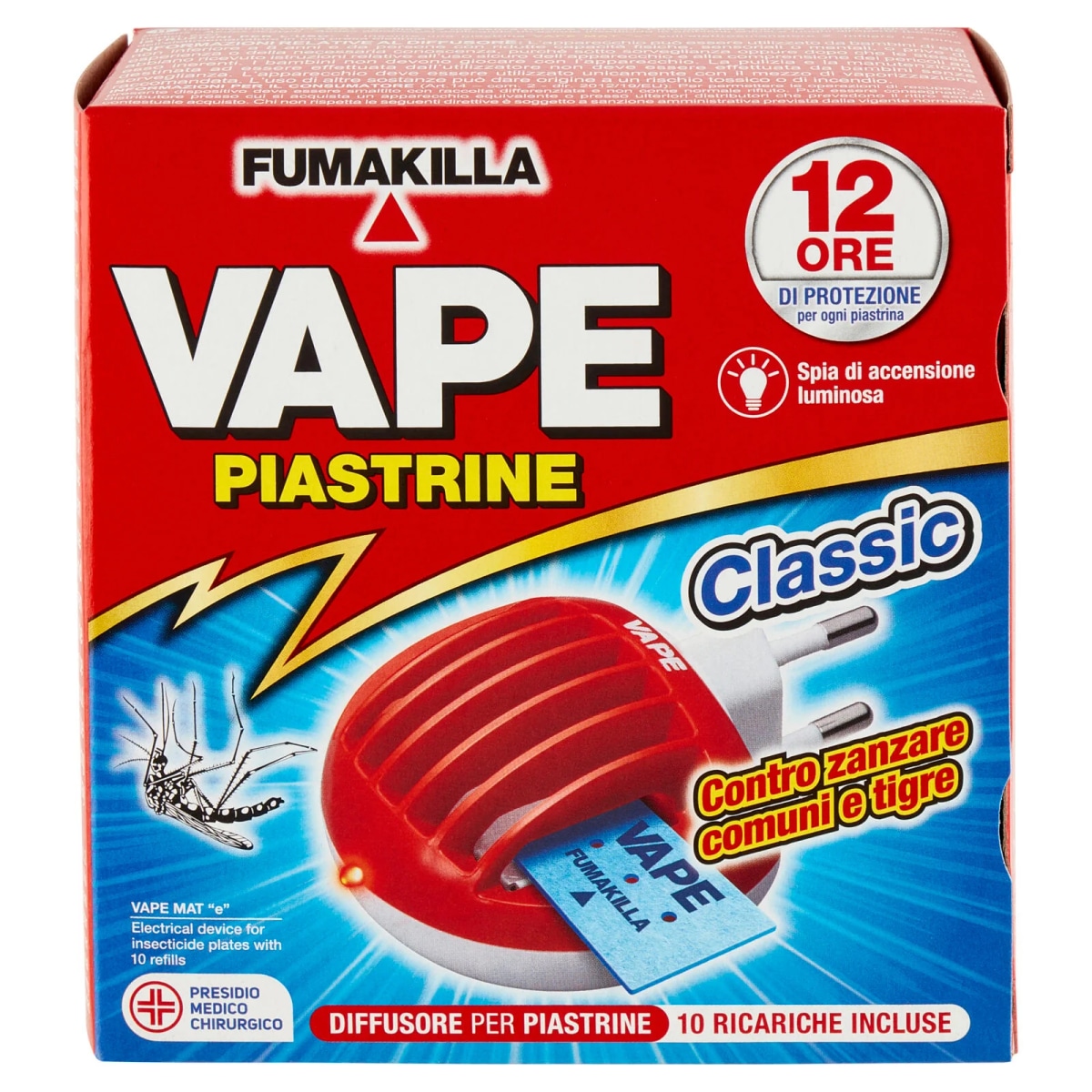 Elettroemanatore Vape diffusore + 10 piastrine diffusore + 10 piastrine - Offerta nel negozio Carrefour