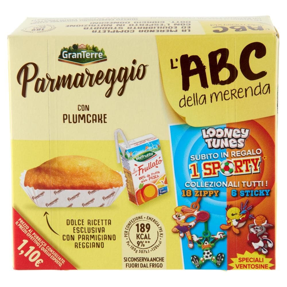 Quattro Colli La Merenda plumcake e frullato ml 125 in offerta da MD