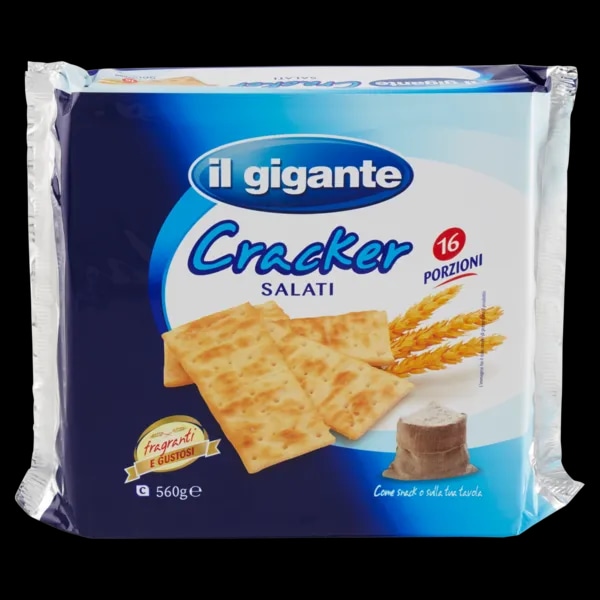 Cracker salati 560 g in offerta da Il Gigante