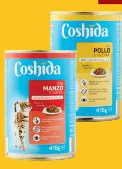 Coshida Bocconcini gatto 415 g confezione in offerta da Lidl