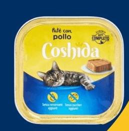 Coshida Patè per gatti con pollo 100 g confezione in offerta da Lidl