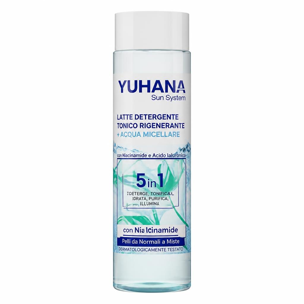 Yuhana Latte Detergente Tonico Rigenerante Acqua Micellare 400 ML - Offerta nel negozio Risparmio Casa