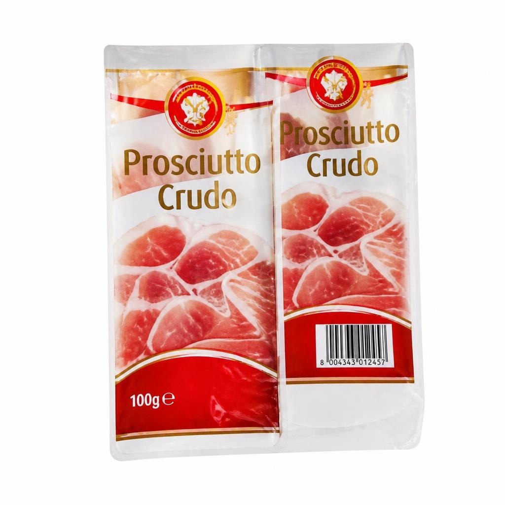 Prosciutto crudo 100 g + 100 g in offerta da Eurospin