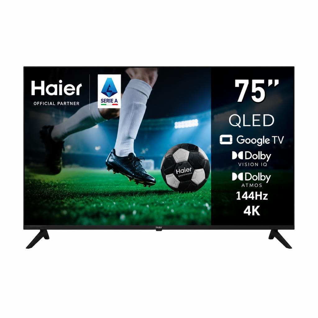 Haier Smart TV 4K QLED 75S90G, 75" – Unieuro
