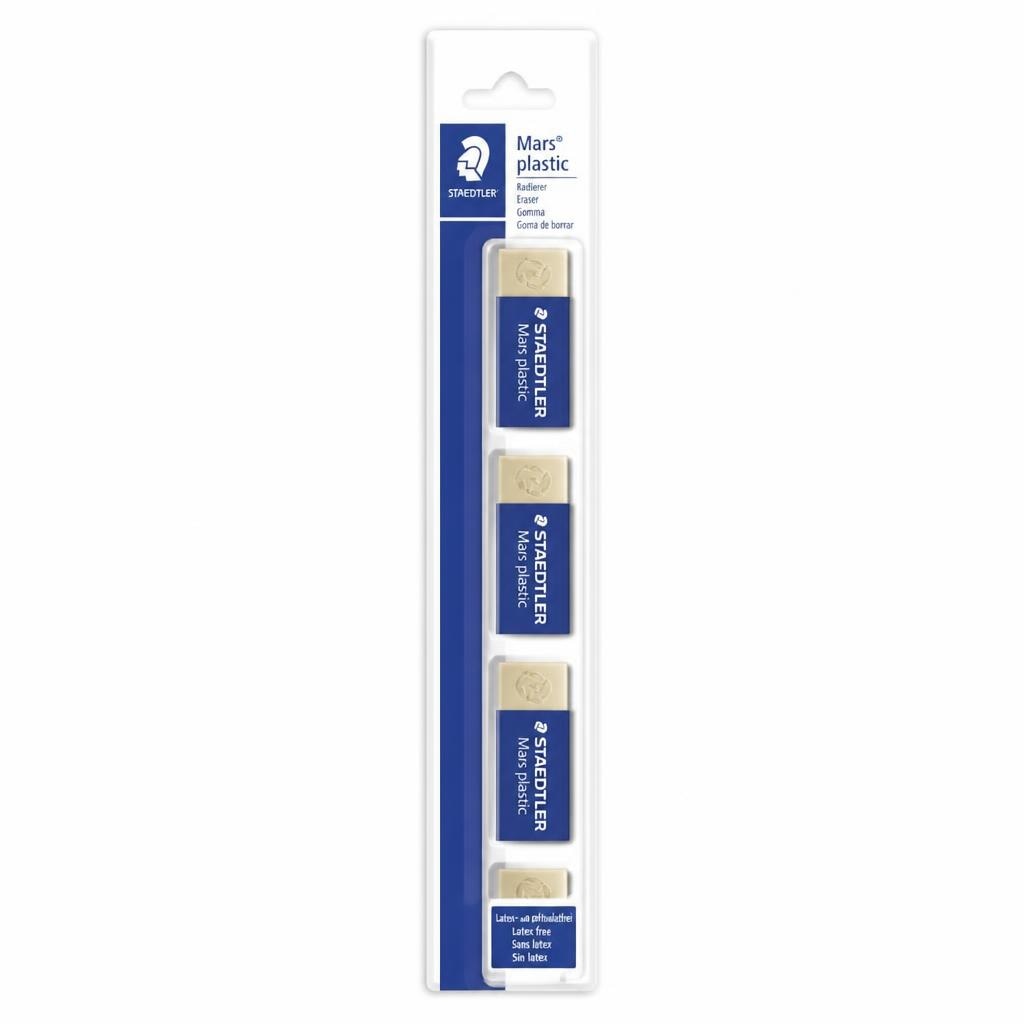 Gomme Mars Plastic 4 pezzi STAEDTLER in offerta da Iper La grande i