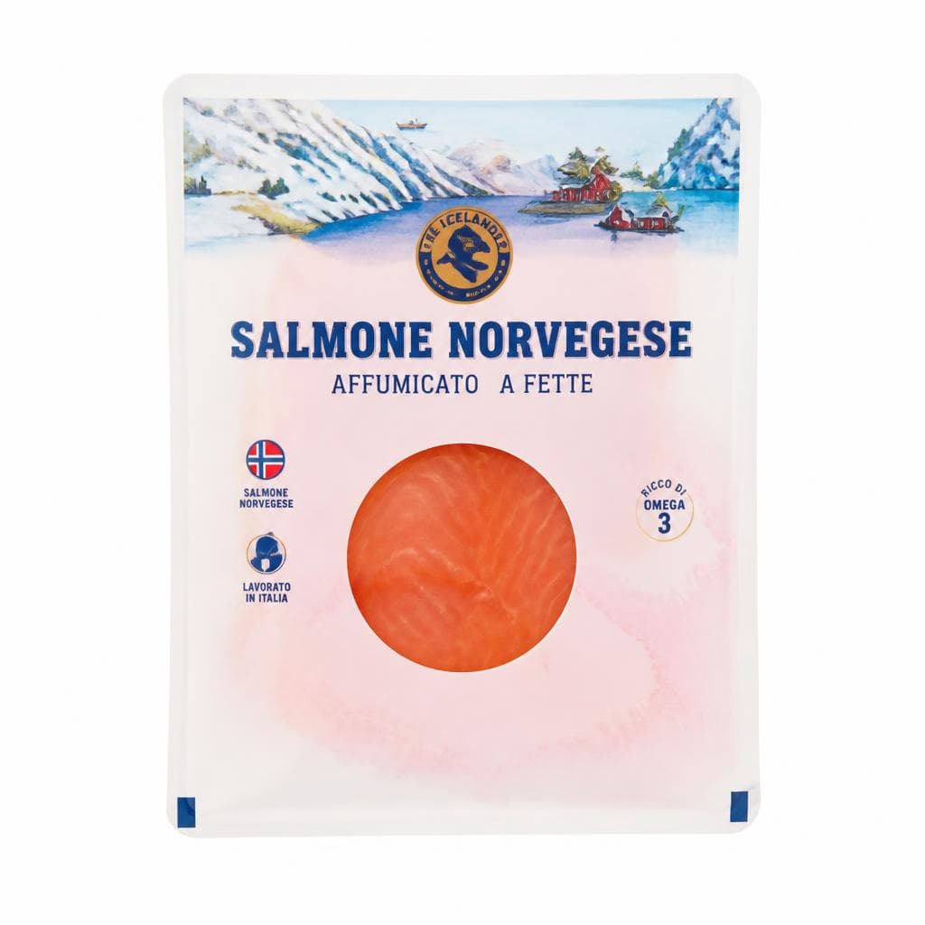 The Icelander salmone norvegese affumicato a fette 2 pezzi in offerta da Esselunga