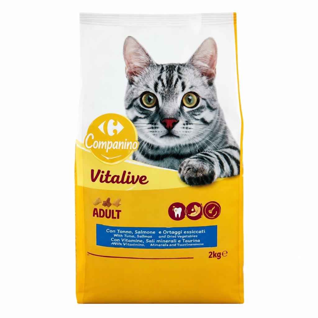 Crocchette per Gatti Carrefour 2 kg in offerta da Carrefour