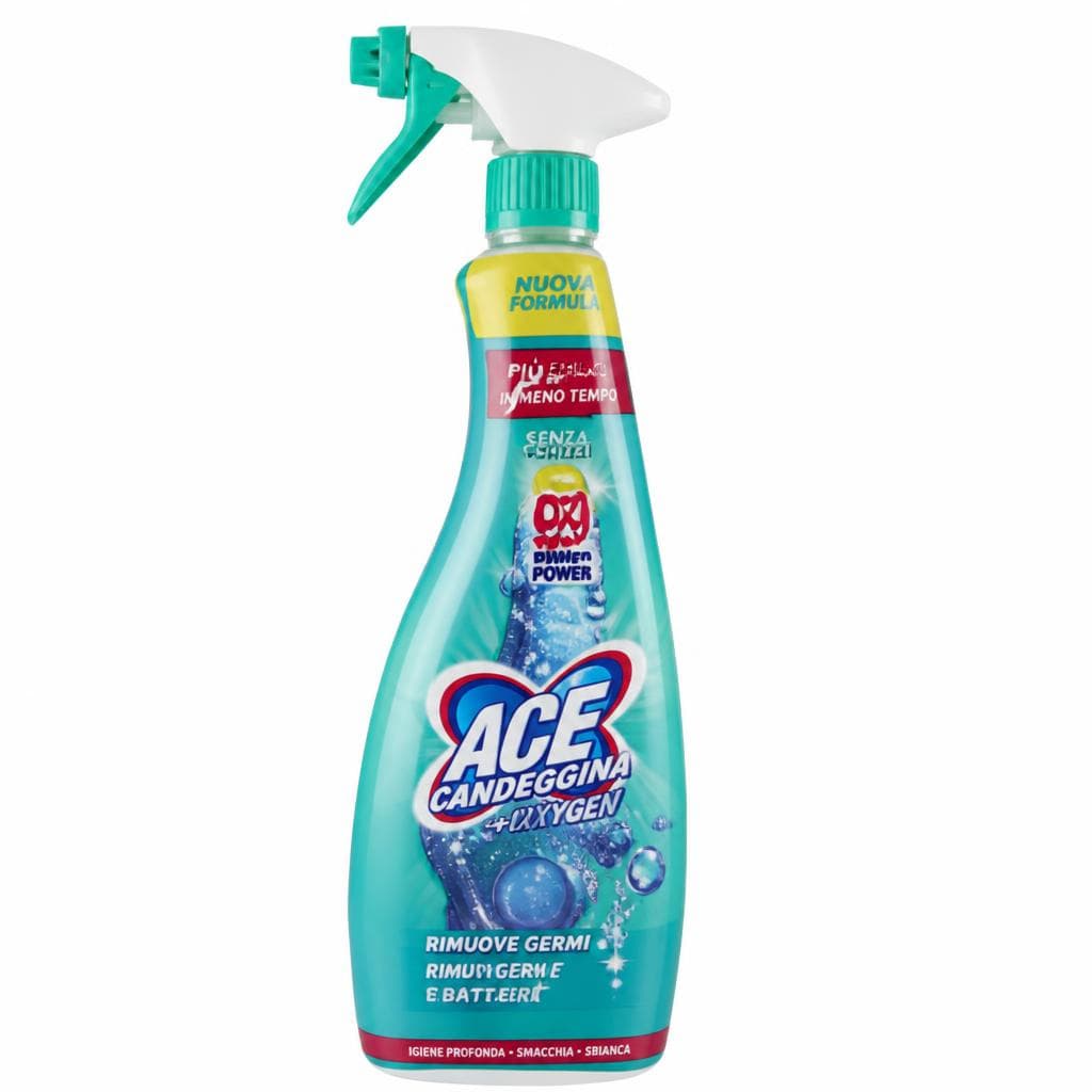 Ace candeggina +Oxygen, 650 ml, +Mousse 690 ml, +Denso 1 l, Spray 600 ml o classica 2,8 l – Iper La grande i