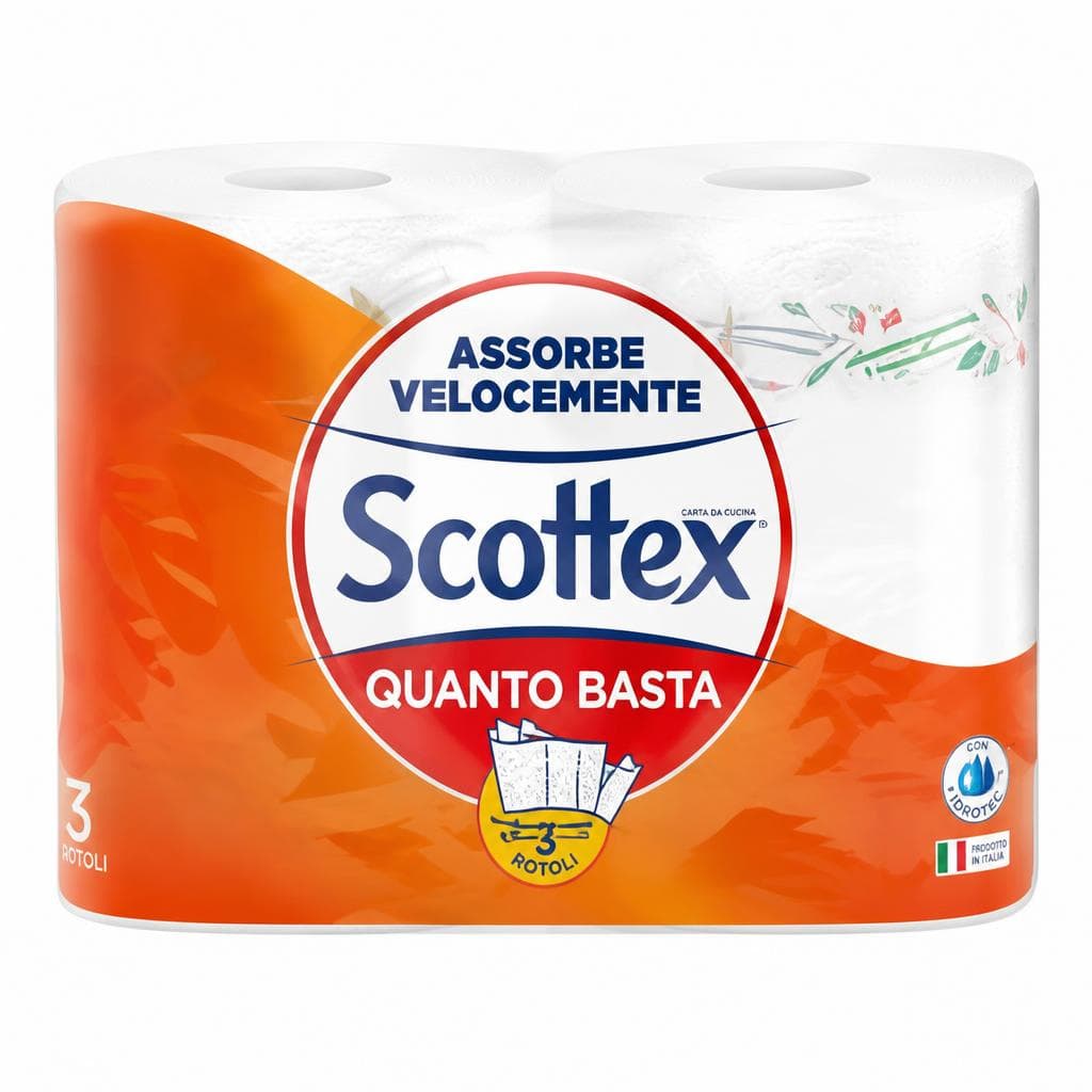 Asciugatutto Scottex 3 rotoli in offerta da Maury's