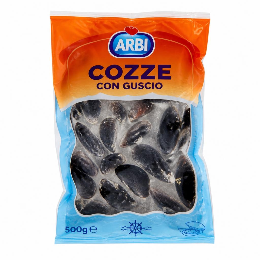 Cozze con Guscio g 500 Meno 30 in offerta da Bennet