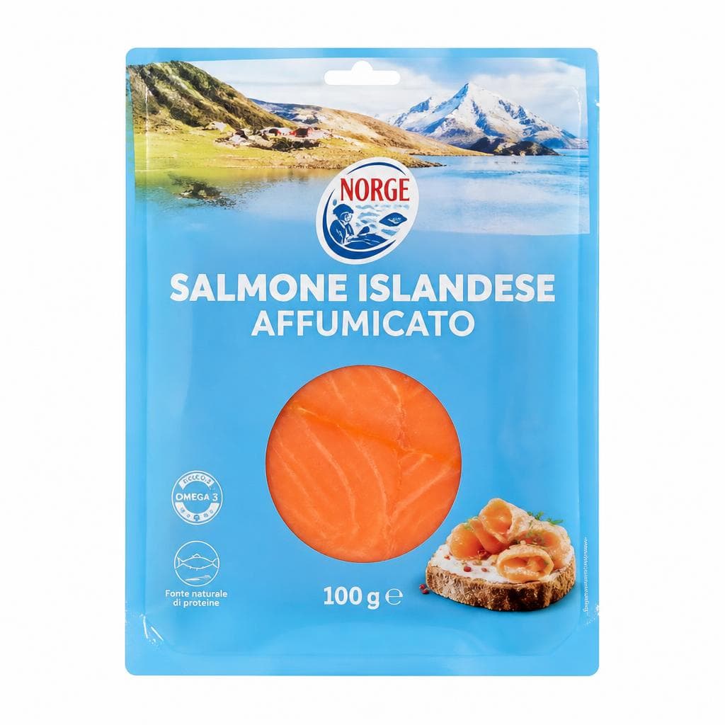 Salmone islandese affumicato, 100 g – Eurospin