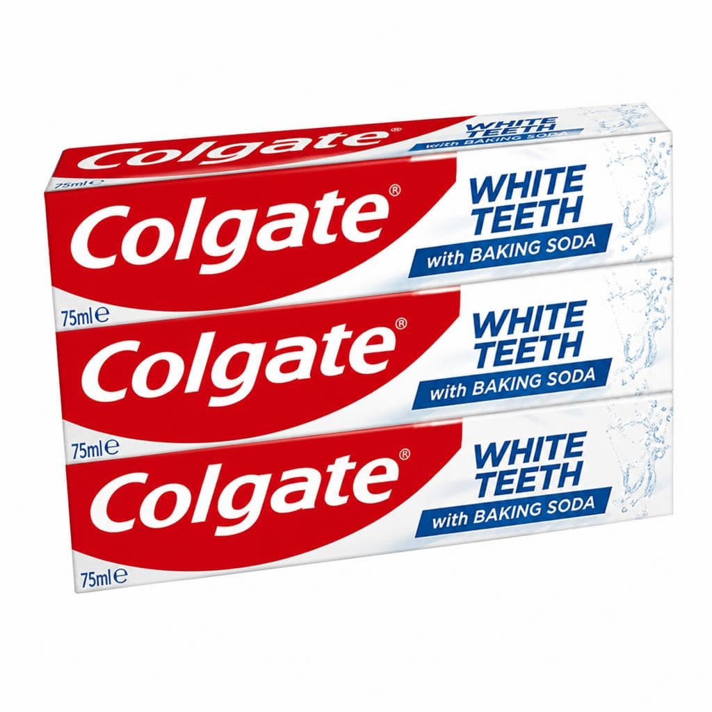 Dentifricio Colgate White Teeth, 4x75 ml – Il Gigante