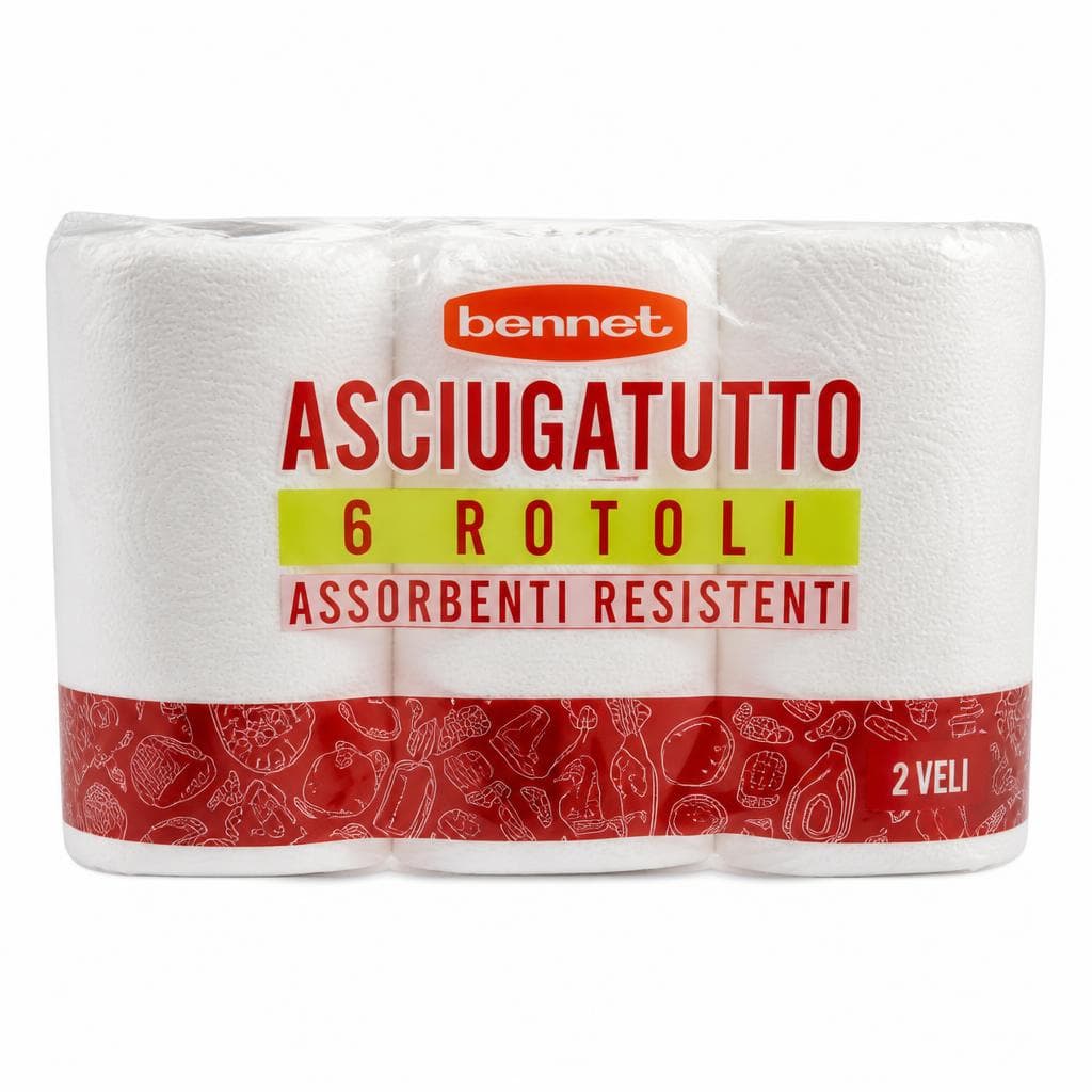 Asciugatutto Bennet, conf. da 6 – Bennet