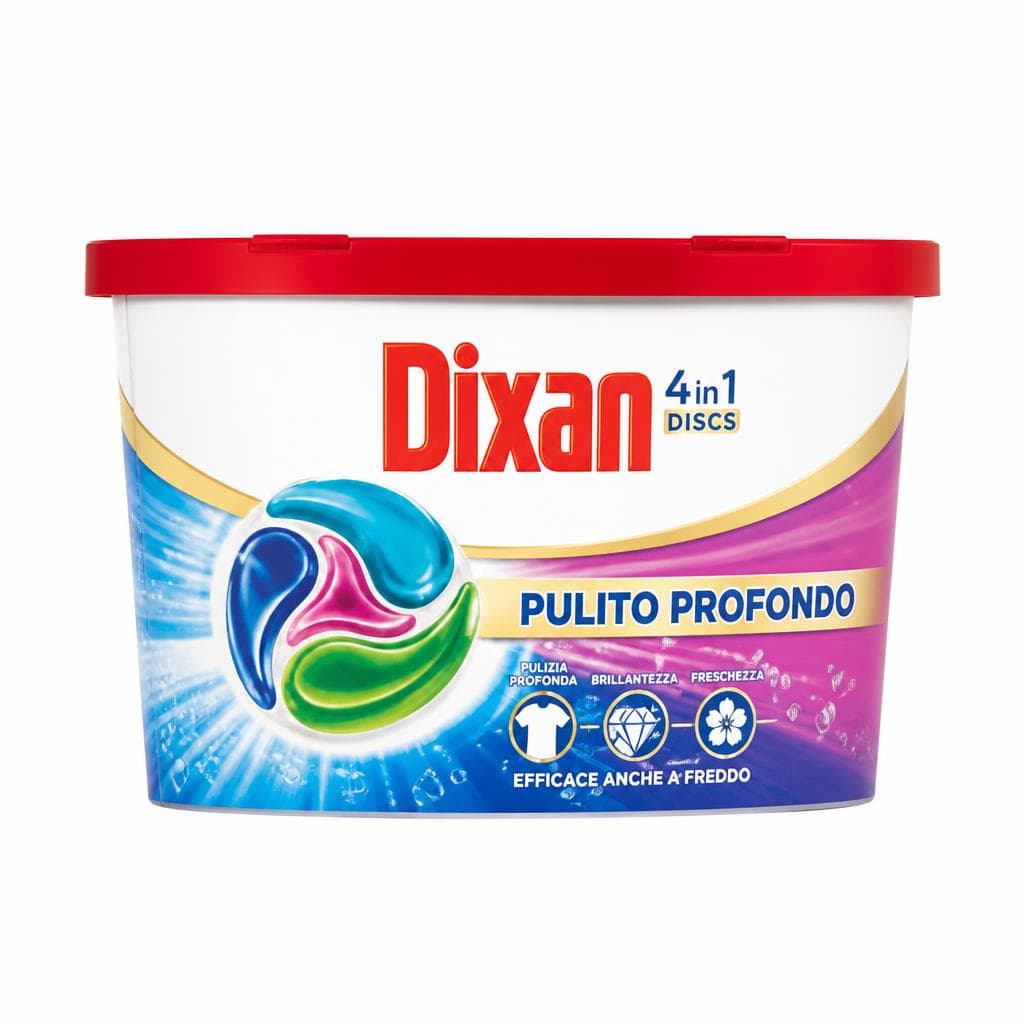 Dixan 4 in 1 discs, 21/19 lavaggi – Il Gigante