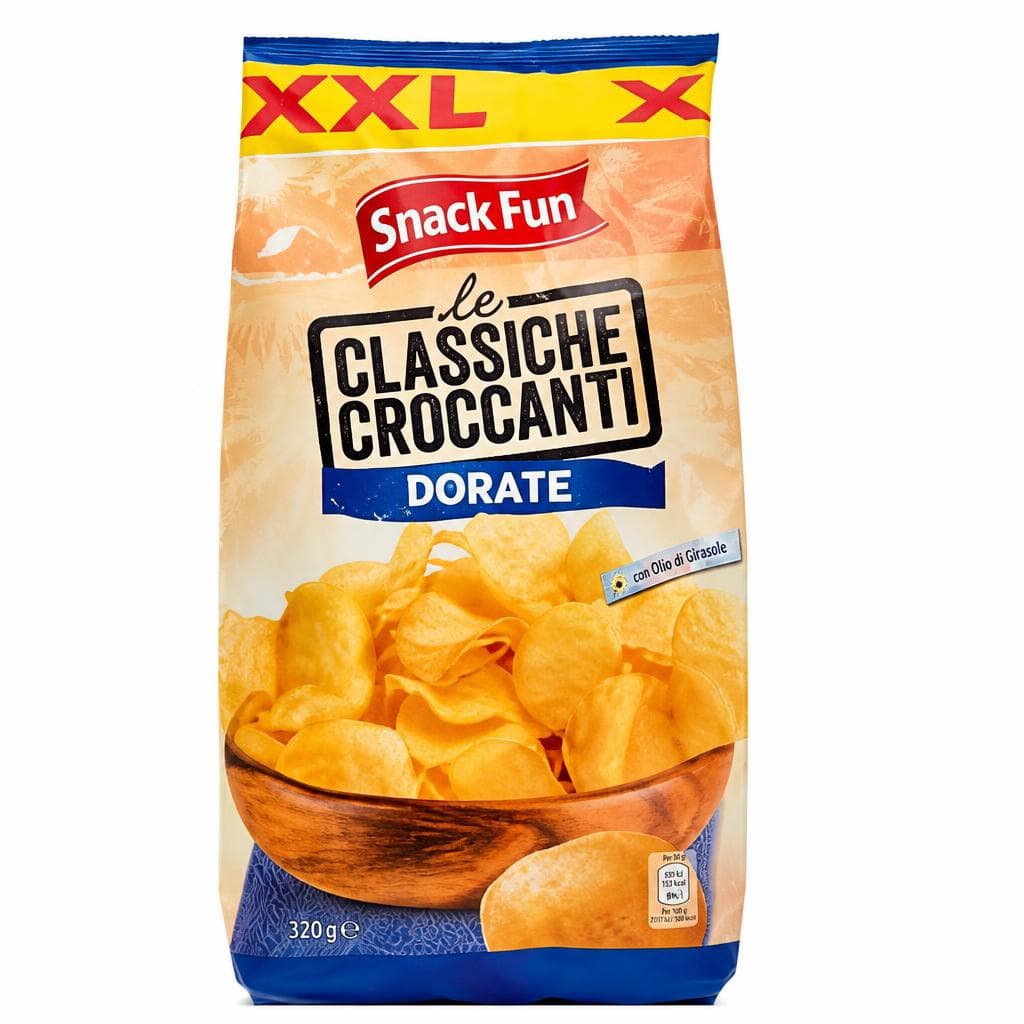 Patatine croccanti XXL 320 g Snack Fun in offerta da ALDI