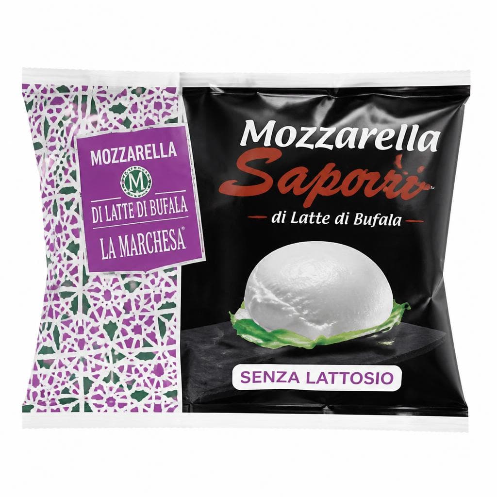 Mozzarella di latte di bufala Sapori o La Marchesa senza lattosio 100 g Sapori / La Marchesa in offerta da Il Gigante