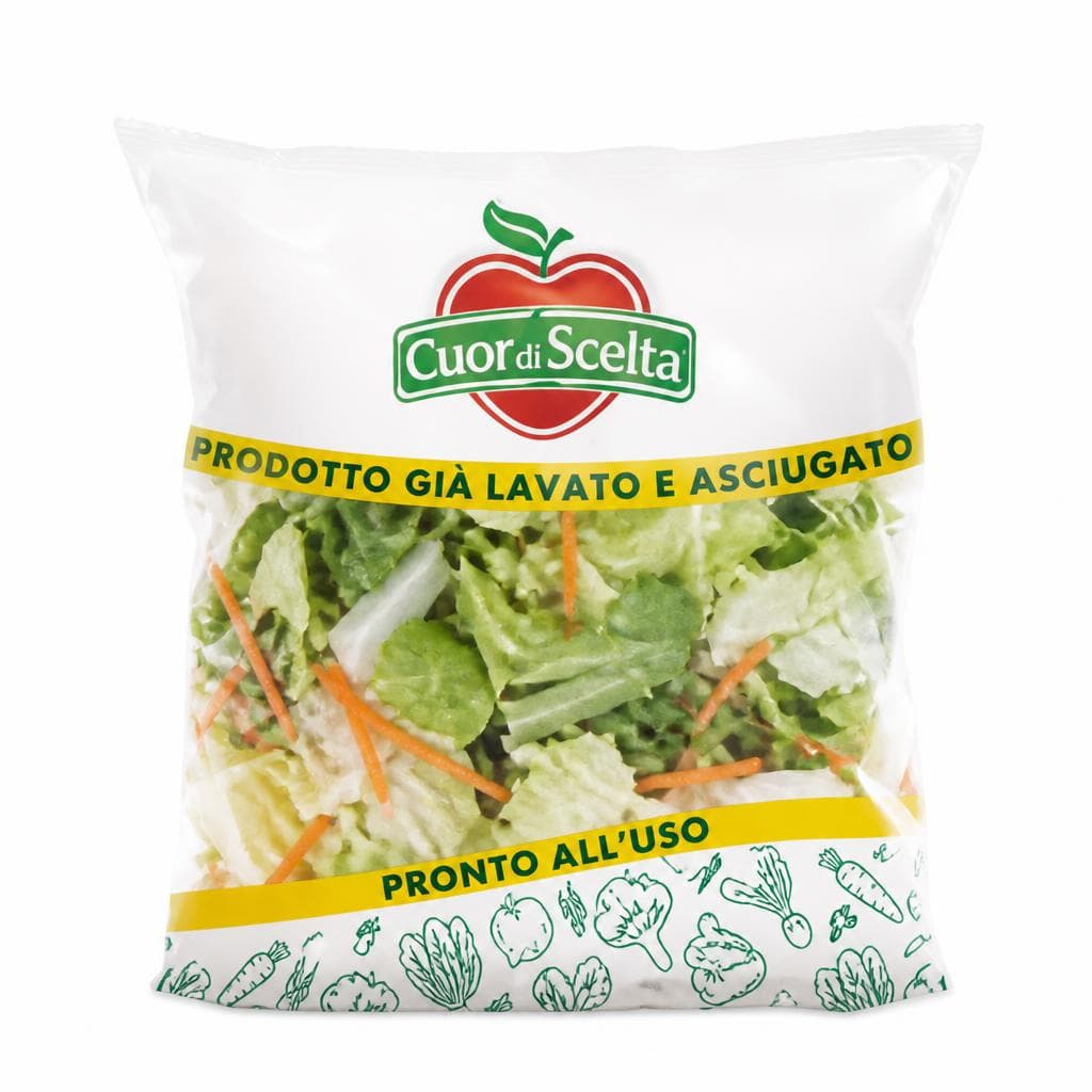 Insalata mista con carote, 200 g Cuor di Scelta – Dpiù