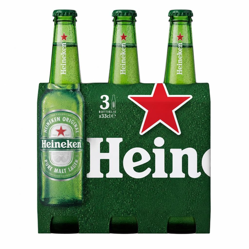 Birra Heineken, 33 cl x 3 – Panorama