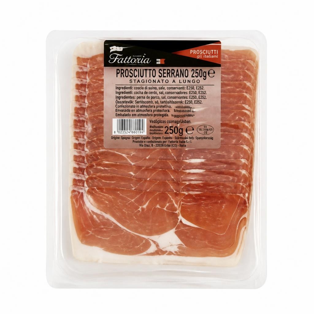 Jamon Serrano 250 g Edigapa Mediterranea in offerta da MD