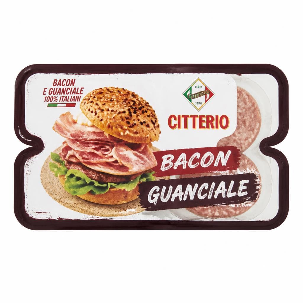 Bacon o guanciale burger 80 g Citterio in offerta da Panorama