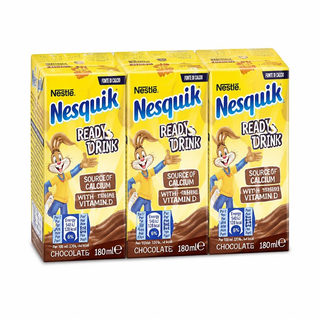 Nesquik Ready Drink 3 pz - 3 x 180 ml = 540 ml in offerta da Penny