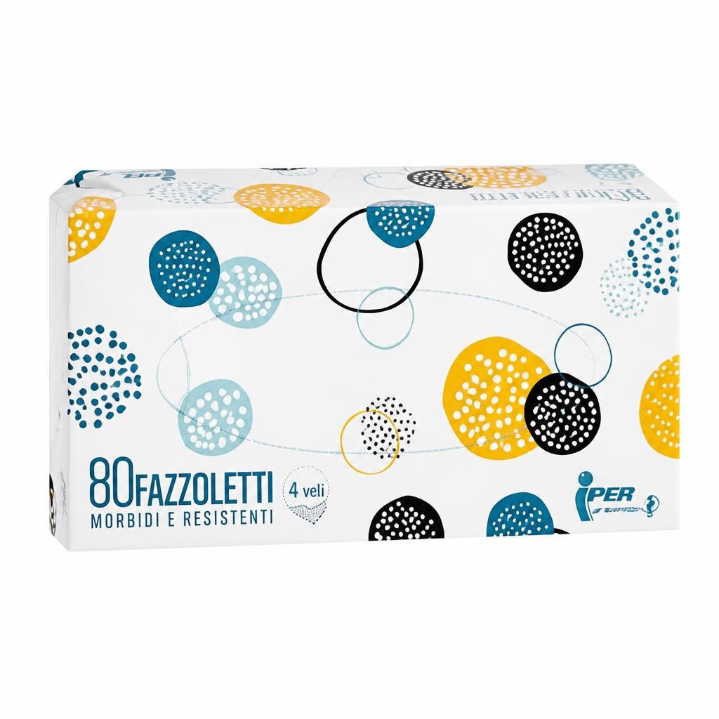 Fazzoletti 4 veli 80 fazzoletti in offerta da Iper La grande i