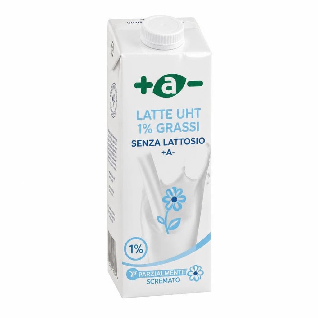 +A- Latte UHT 1% grassi senza lattosio, 1 lt – Panorama