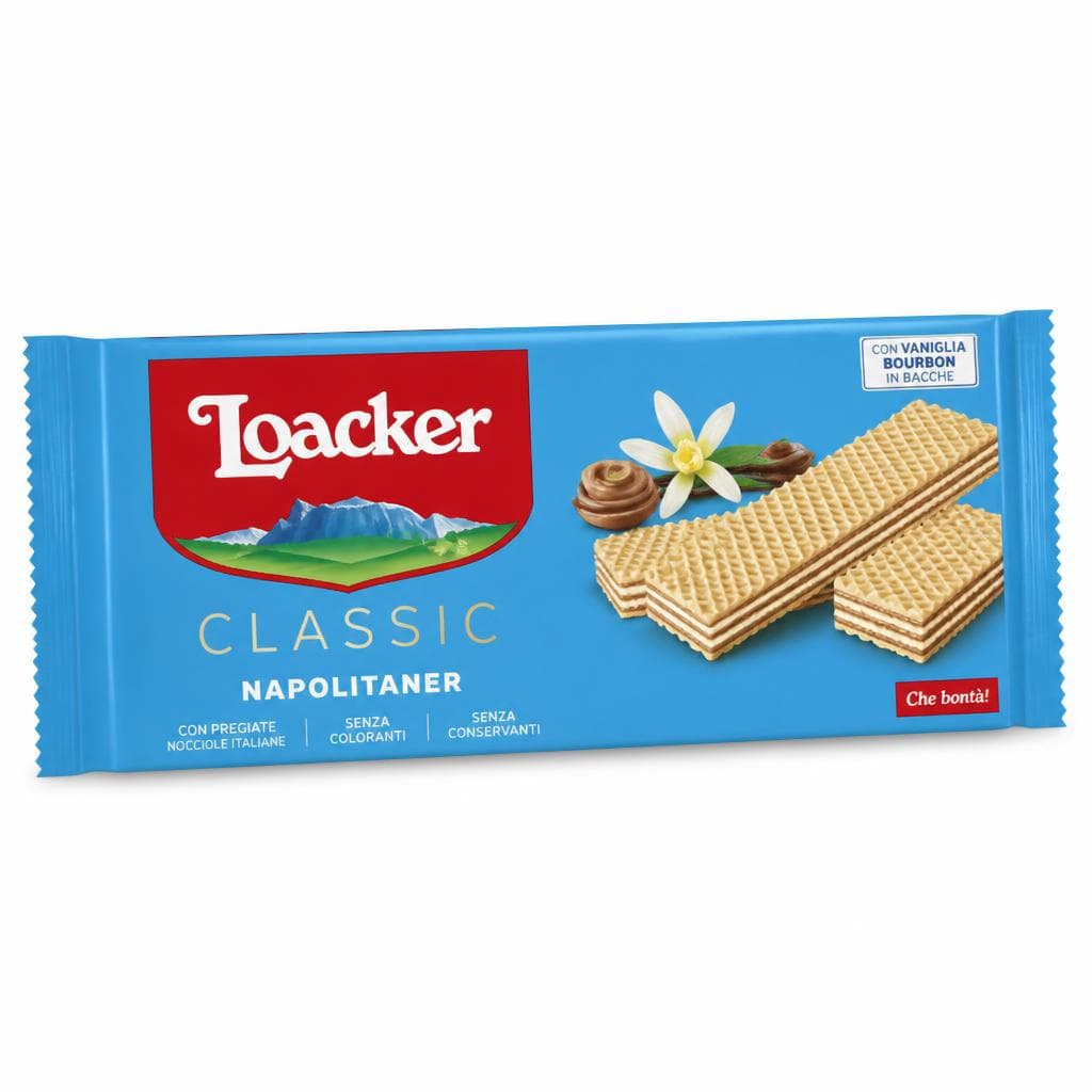 Loacker Napolitaner / Vaniglia, 262 g – Dpiù