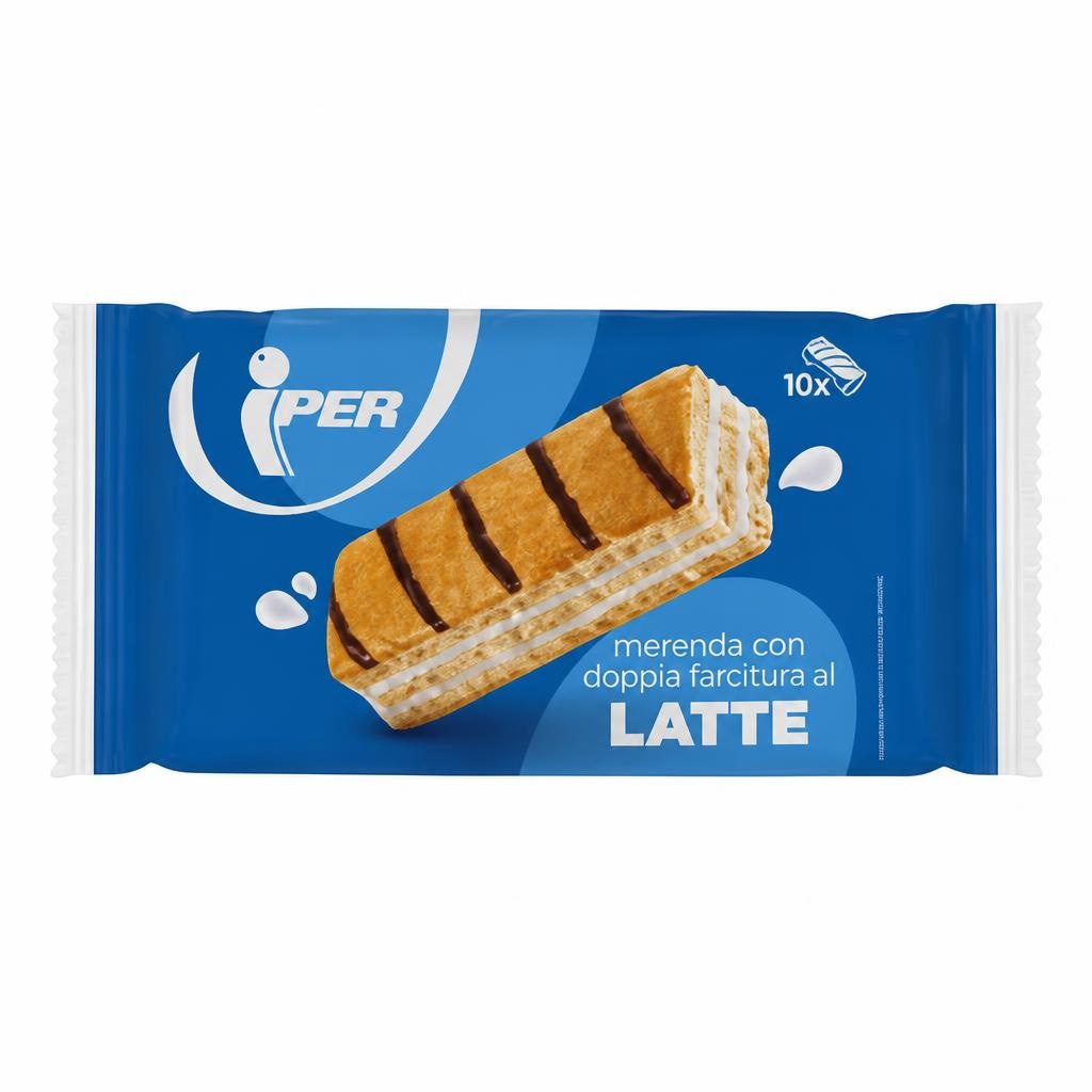 Merenda con doppia farcitura al latte 6 pezzi, 270 g Iper in offerta da Iper La grande i