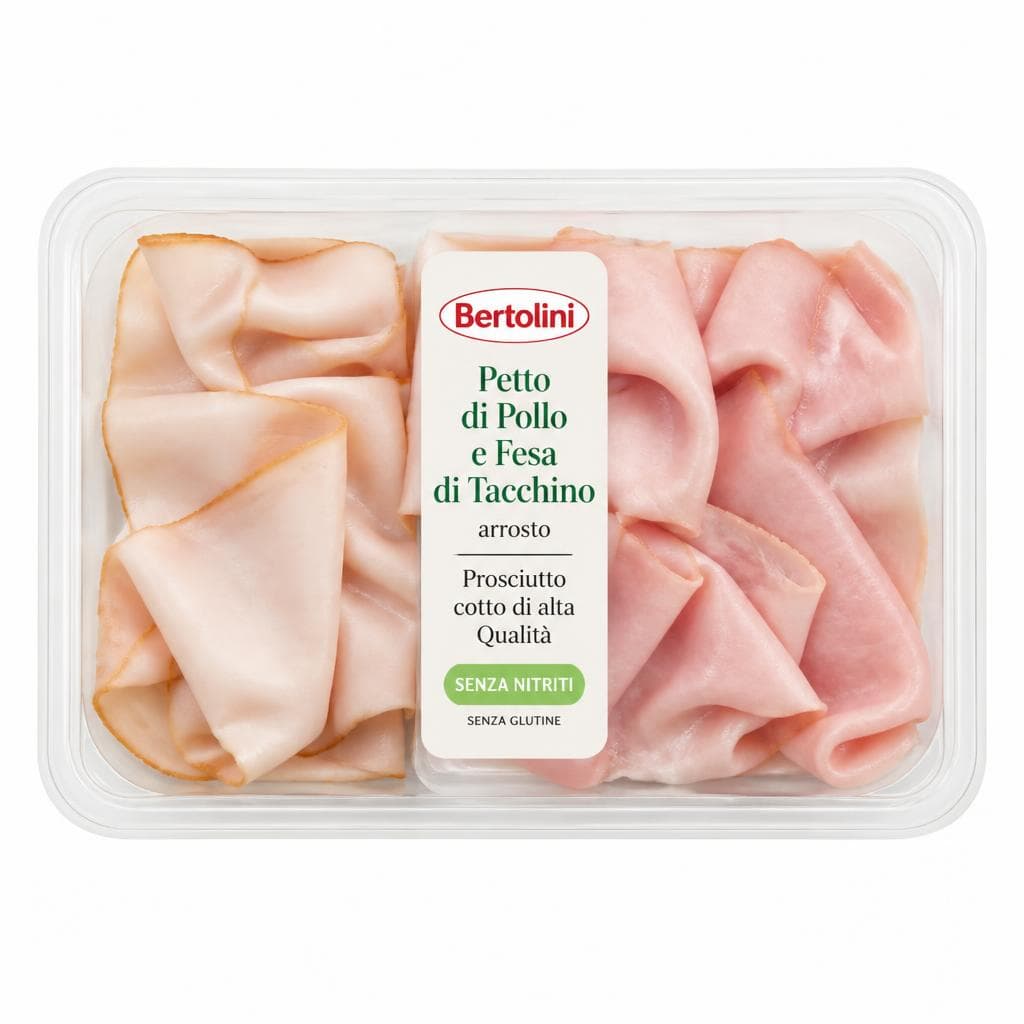 Petto di pollo o Fesa di tacchino arrosto, Prosciutto cotto di alta Qualità senza nitriti, 90 g/100 g Rigamonti – Iper La grande i