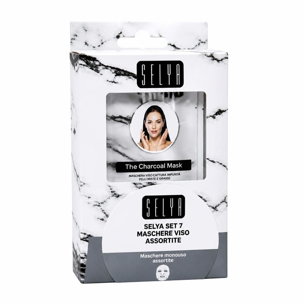 Selya set maschere viso assortite, 7 pezzi – Risparmio Casa