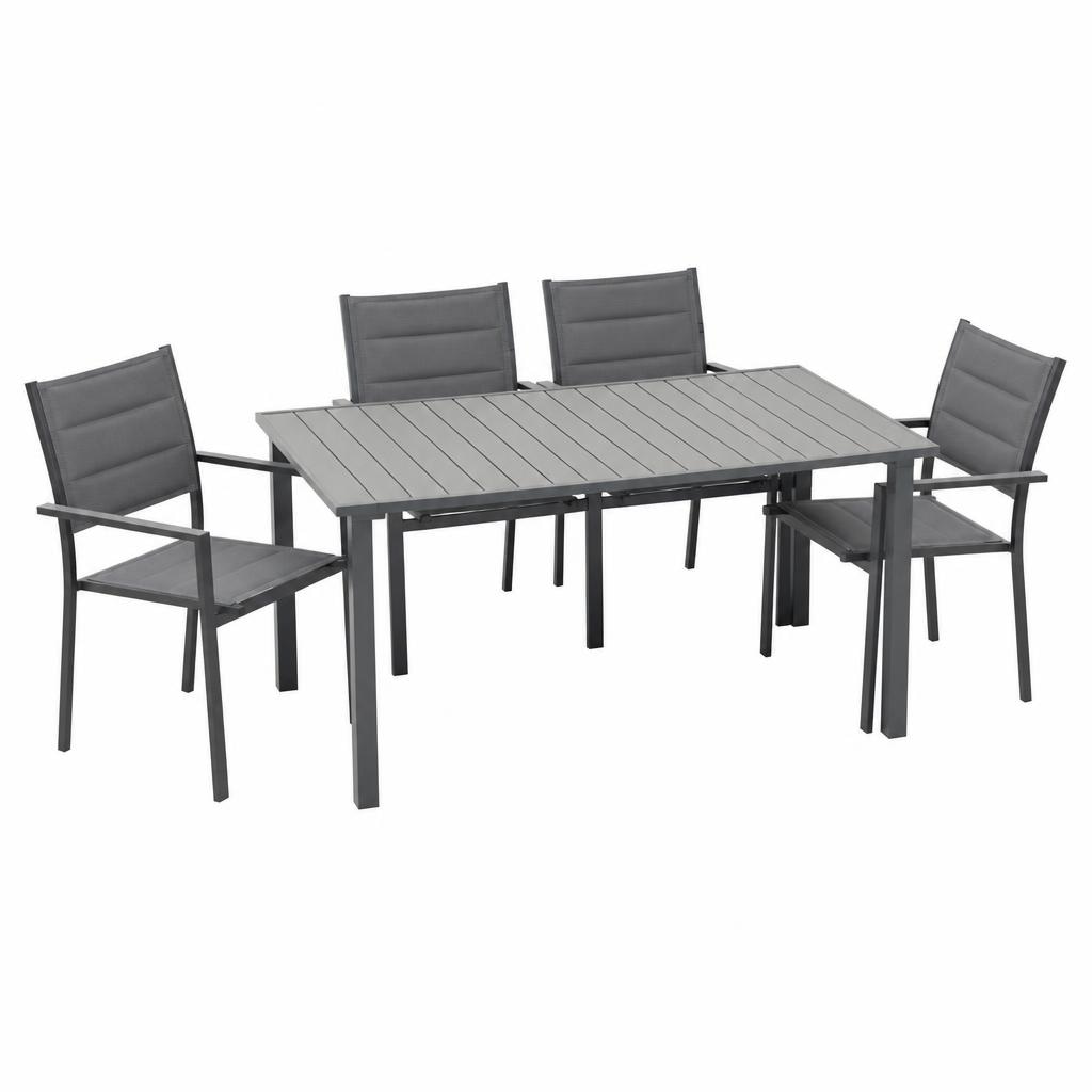 Set Tavolo da pranzo allungabile + 4 Poltrone - Offerta nel negozio Iper La grande i