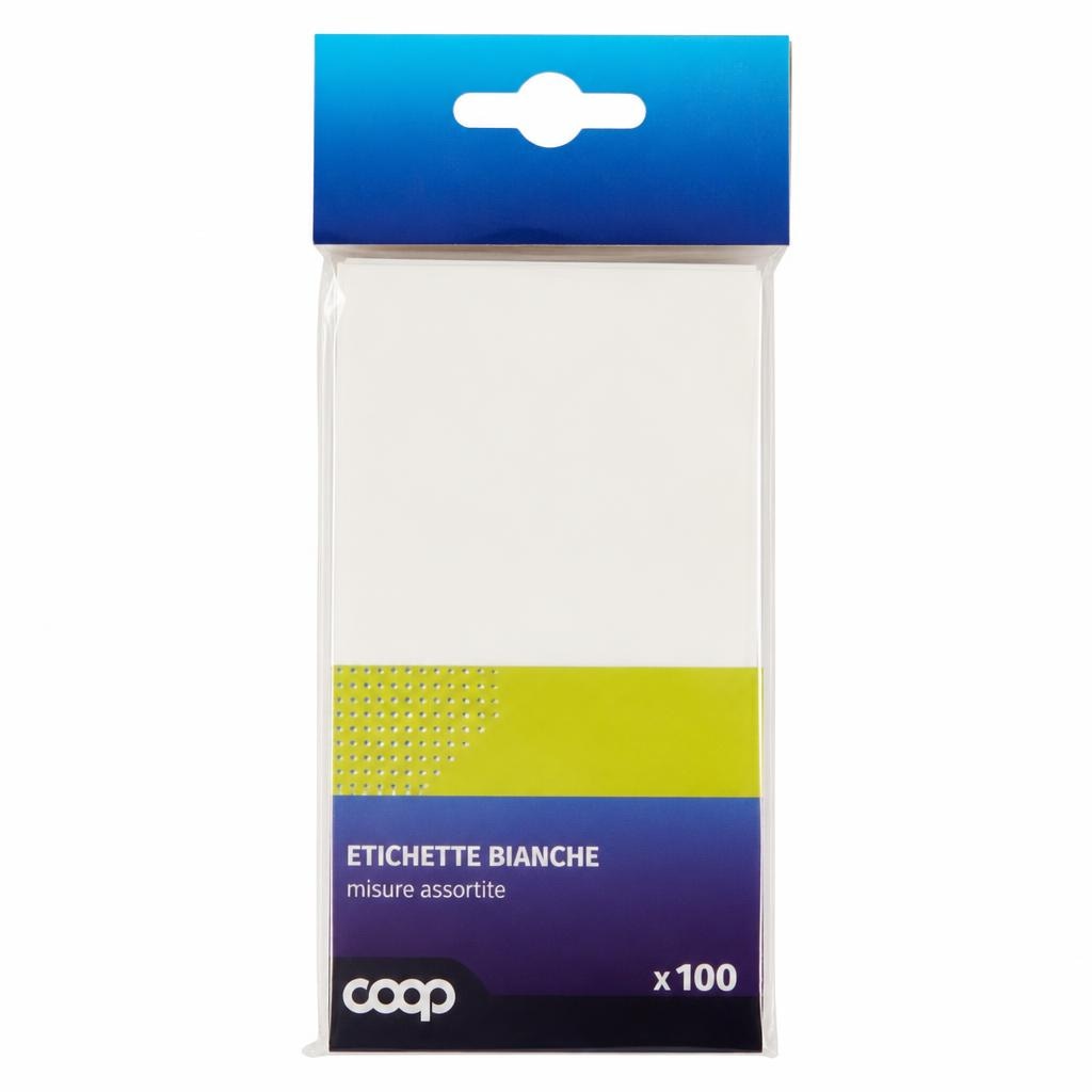 Etichette bianche in offerta da Coop