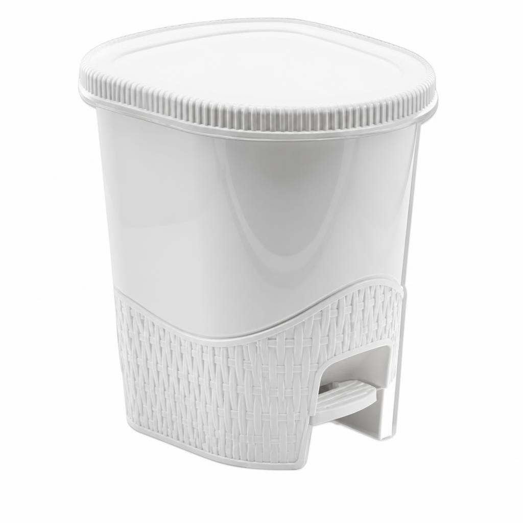 Pattumiera a pedale Rattan 6 litri - Offerta nel negozio Risparmio Casa