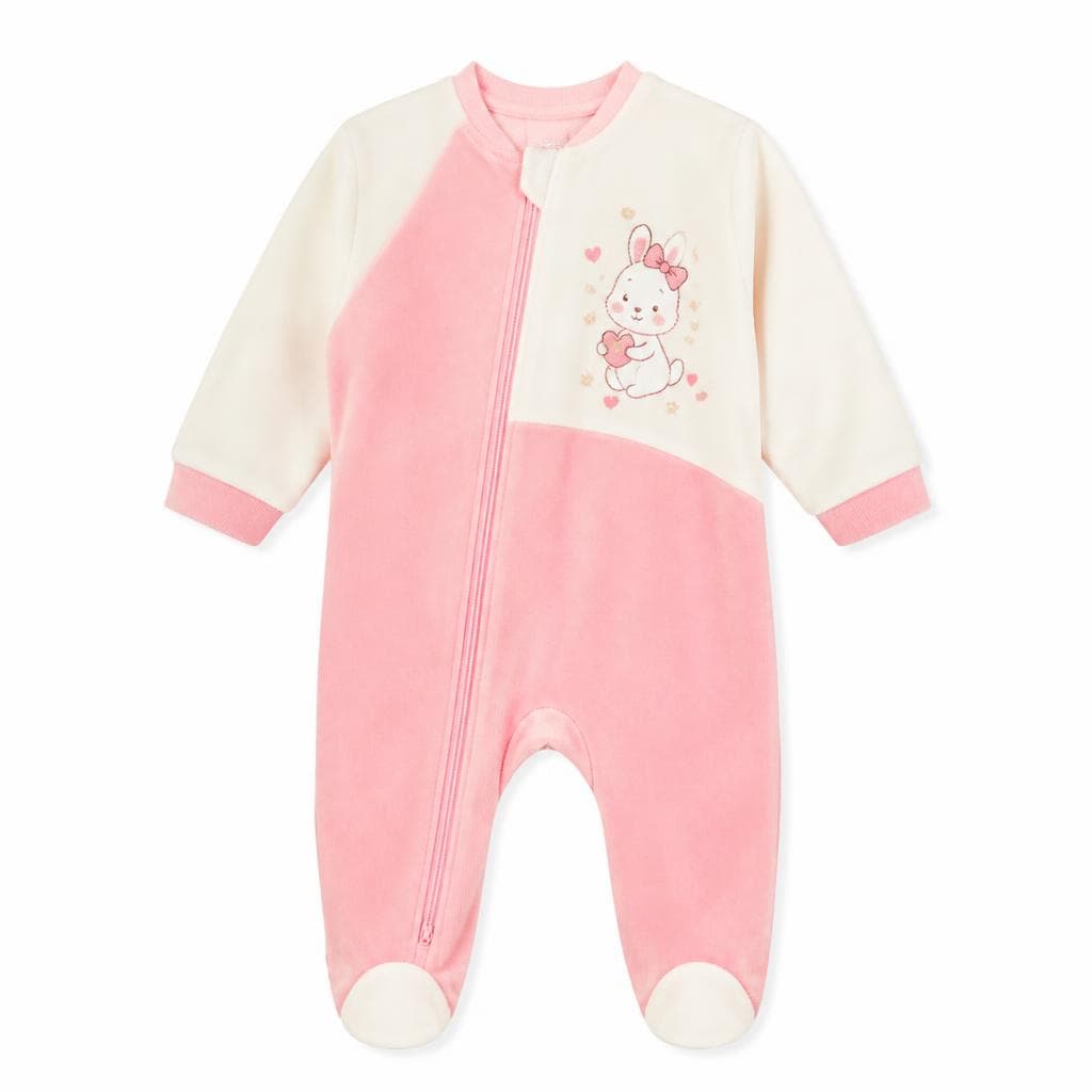 Tutina con apertura zip in felpa, tg 9-30 mesi – Carrefour