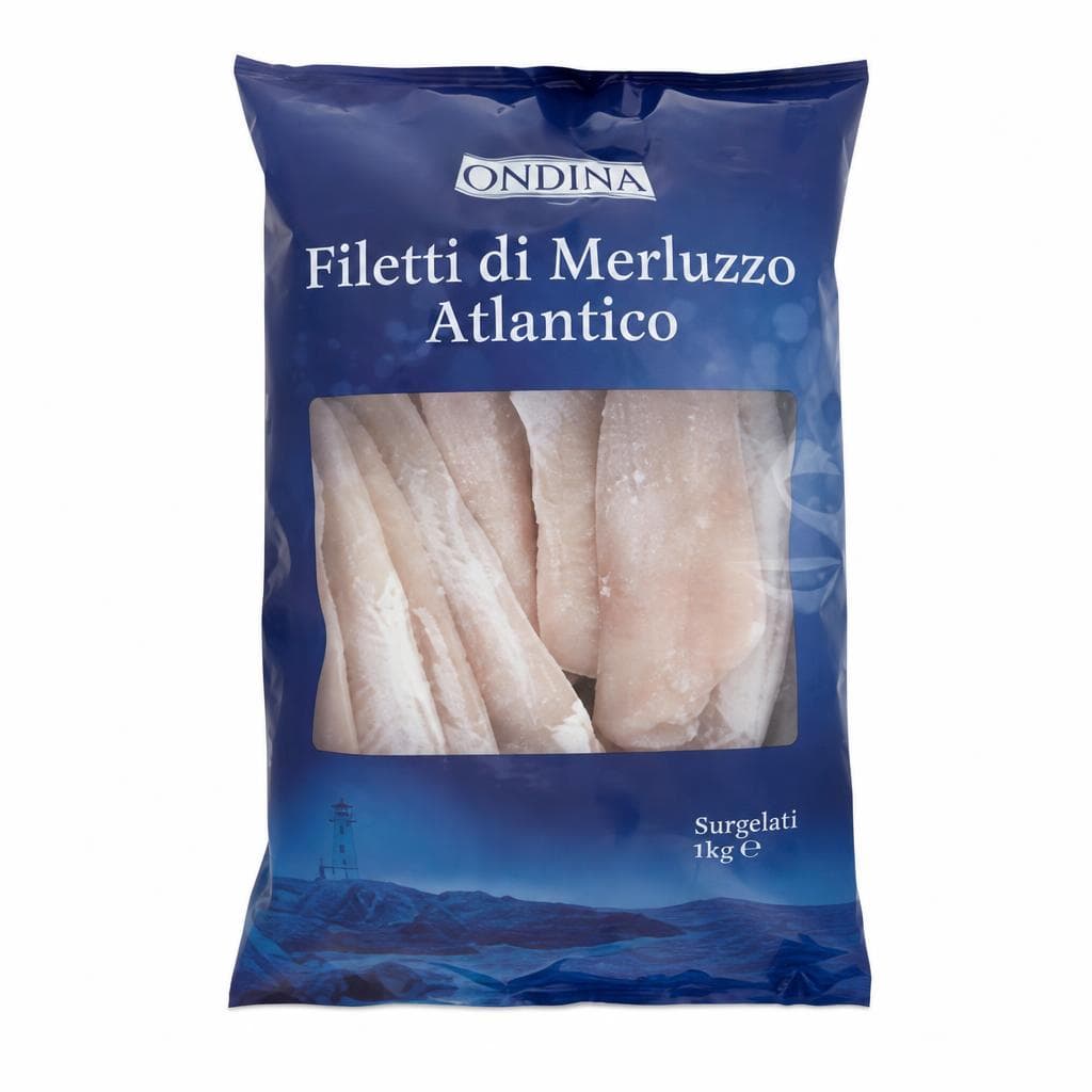 Filetti di merluzzo atlantico 1 kg Ondina in offerta da Eurospin