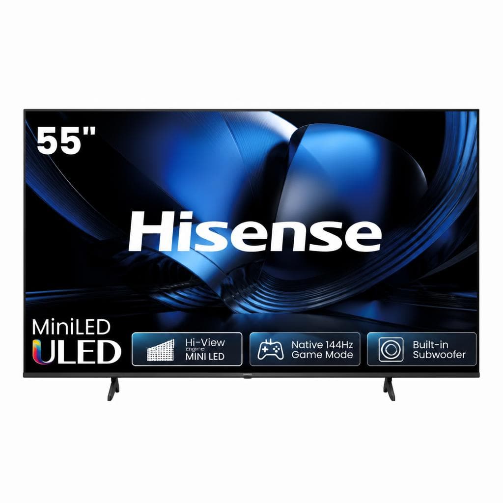 Smart TV ULED MiniLED, 55" HISENSE – Euronics