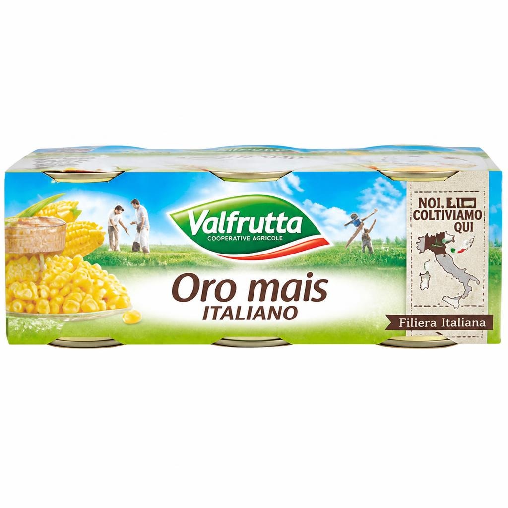 Valfrutta oro mais 3x140 g in offerta da Esselunga
