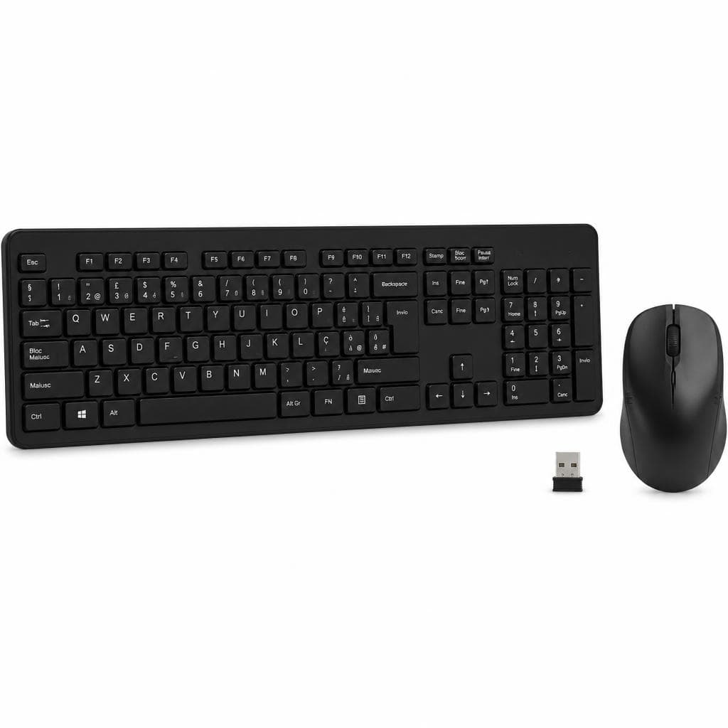 Kit tastiera e mouse wireless silenziosi Ody II in offerta da Coop