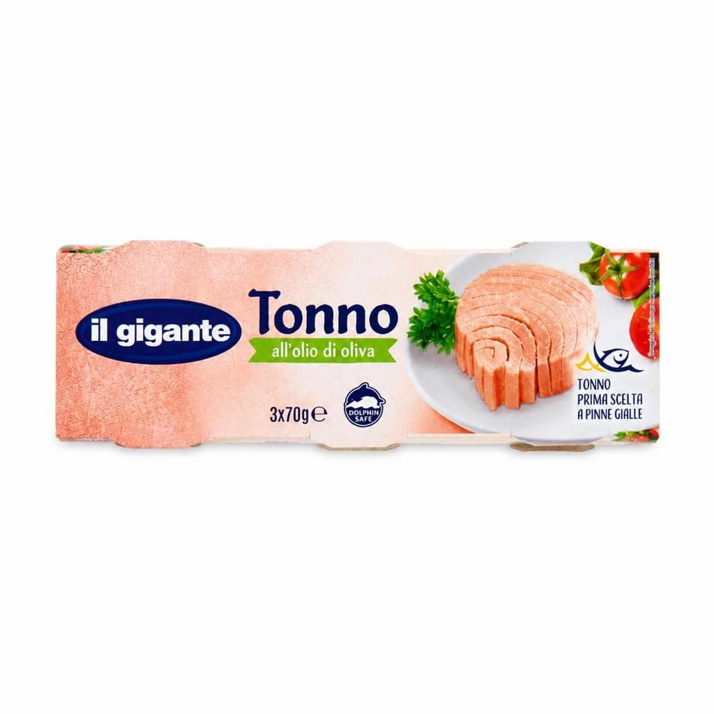 Tonno all'olio di oliva, 3x70 g – Il Gigante