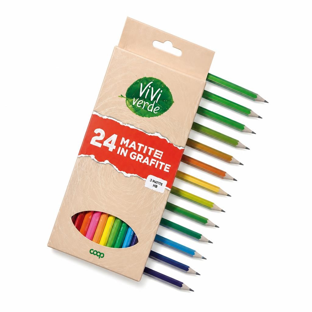 Matite in grafite HB 2 pezzi Viviverde Coop in offerta da Coop