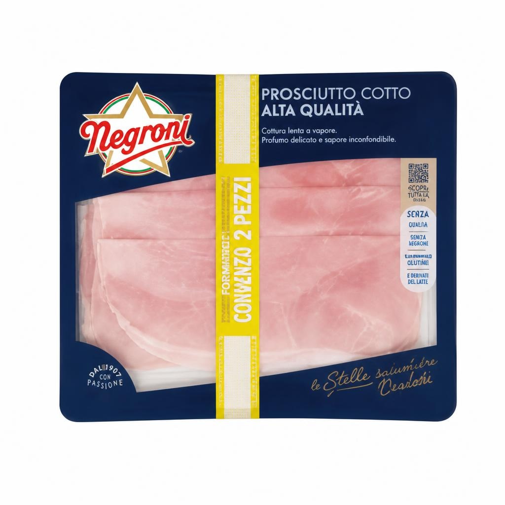Negroni prosciutto cotto alta qualità 2x110 g in offerta da Esselunga