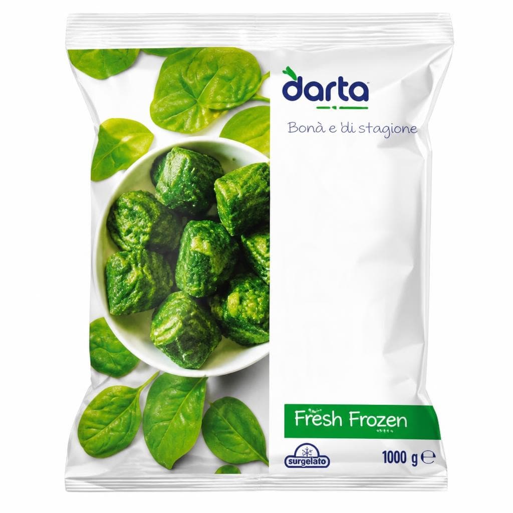 Spinaci a foglia porzionati, 1 kg – MD