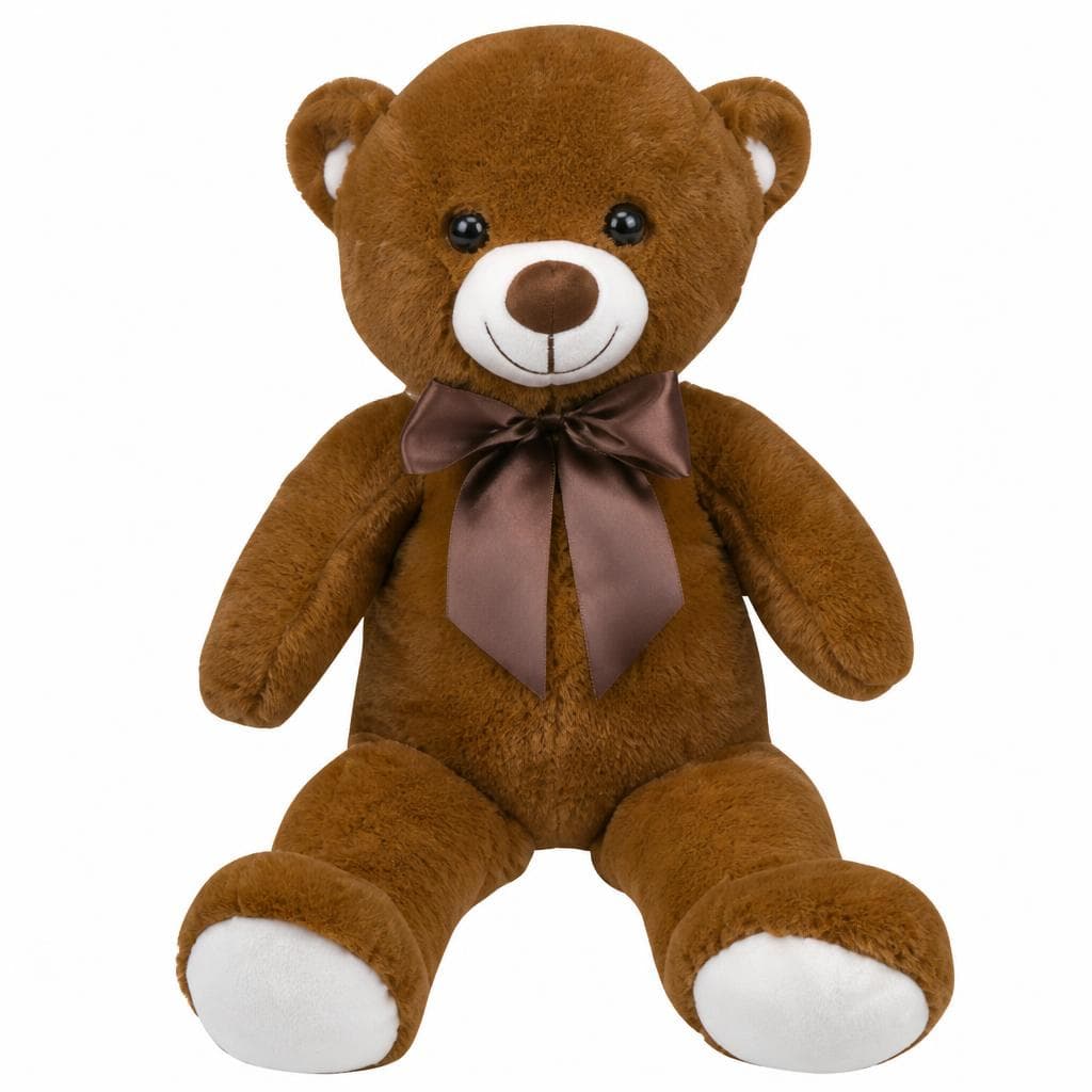 Peluche Orso con Fiocco, 60 cm – Carrefour